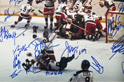 1980 Team USA Miracle on Ice Autographed Framed 16x20 Photo With 19 Signatures Beckett BAS Witness Stock #262545