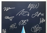 2021-22 Seattle Kraken Inaugural Team Autographed Fanatics Framed Lithograph #/32 With 25 Signatures Fanatics Holo Stock #262548