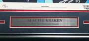 2021-22 Seattle Kraken Inaugural Team Autographed Fanatics Framed Lithograph #/32 With 25 Signatures Fanatics Holo Stock #262548