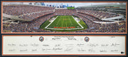 Chicago Bears Greats Autographed Framed Panoramic Photo With 20 Signatures Including Walter Payton Beckett BAS Stock #262546