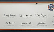 Chicago Bears Greats Autographed Framed Panoramic Photo With 20 Signatures Including Walter Payton Beckett BAS Stock #262546