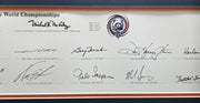 Chicago Bears Greats Autographed Framed Panoramic Photo With 20 Signatures Including Walter Payton Beckett BAS Stock #262546