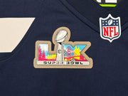 Seattle Seahawks Sam Darnold Autographed Blue Nike Super Bowl LX Patch Jersey Size XXL Beckett BAS Witness Stock #265420
