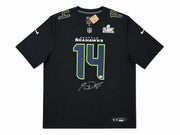 Seattle Seahawks Sam Darnold Autographed Black Nike Super Bowl LX Patch Jersey Size XXL Beckett BAS Witness Stock #265418