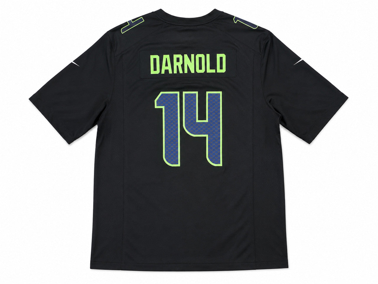 Seattle Seahawks Sam Darnold Autographed Black Nike Super Bowl LX Patch Jersey Size XXL Beckett BAS Witness Stock #265418