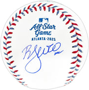 Bryan Woo Autographed Official 2025 All Star Game Logo Game Baseball Seattle Mariners Beckett BAS Witness Stock #266050