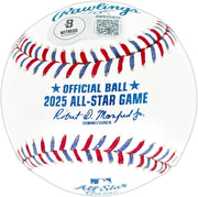 Bryan Woo Autographed Official 2025 All Star Game Logo Game Baseball Seattle Mariners Beckett BAS Witness Stock #266050
