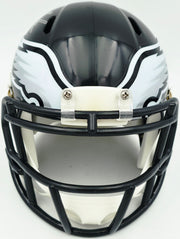 Jalen Carter Autographed Philadelphia Eagles Black 2022 Alternate Speed Mini Helmet JSA Witness Stock #266083