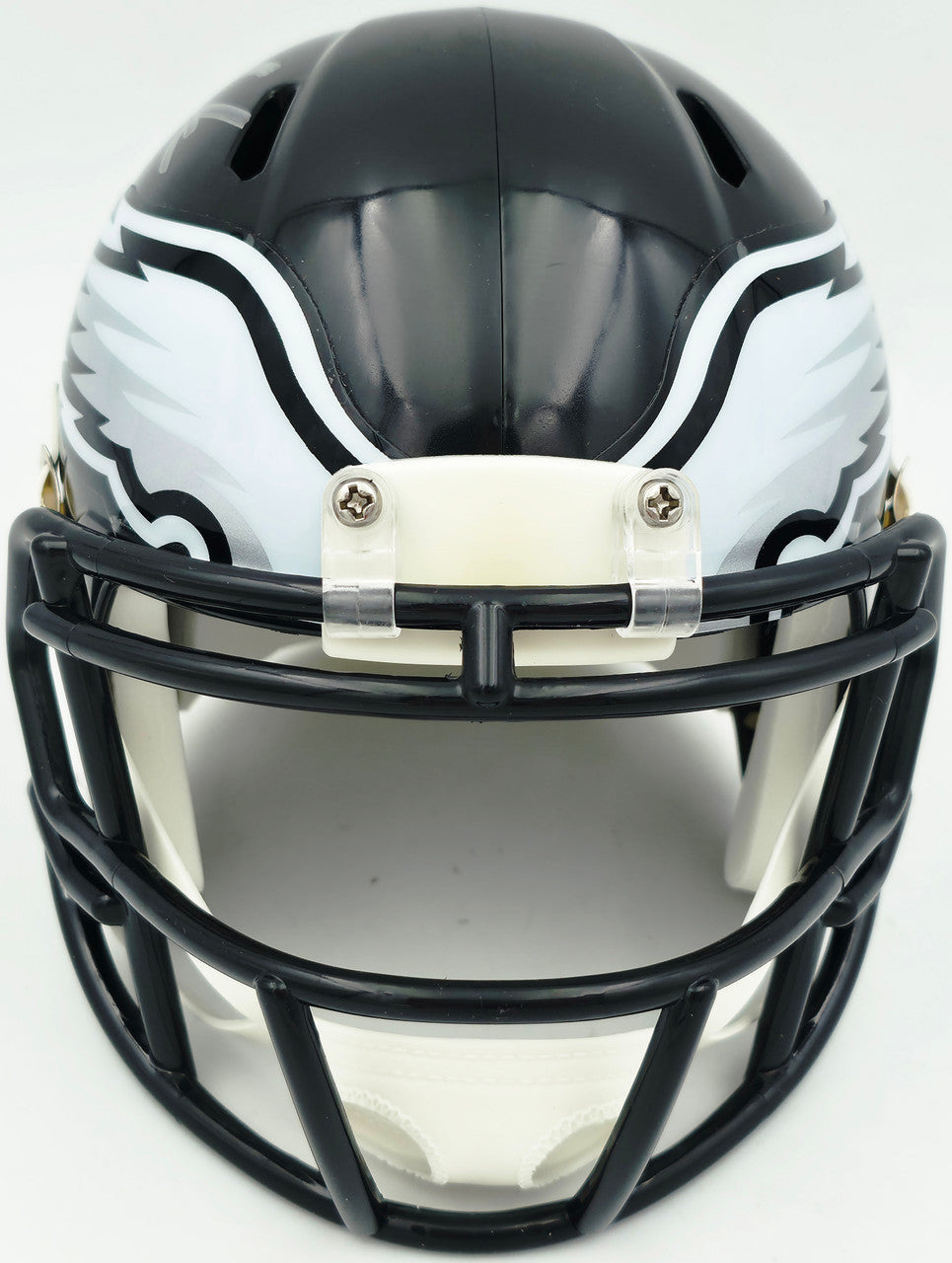 Jalen Carter Autographed Philadelphia Eagles Black 2022 Alternate Speed Mini Helmet JSA Witness Stock #266083