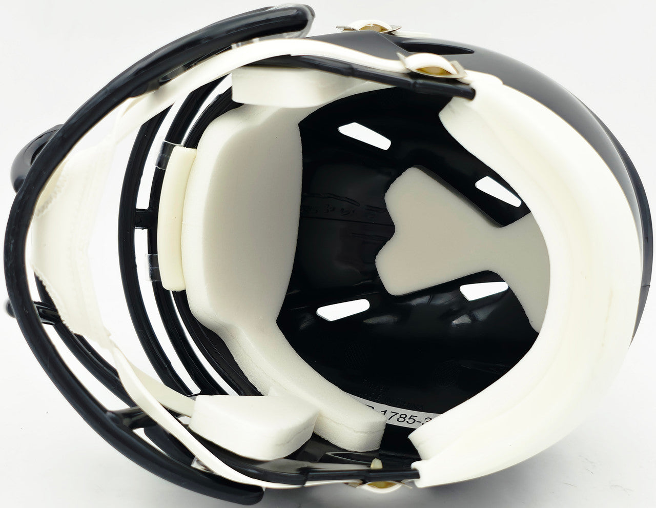 Jalen Carter Autographed Philadelphia Eagles Black 2022 Alternate Speed Mini Helmet JSA Witness Stock #266083