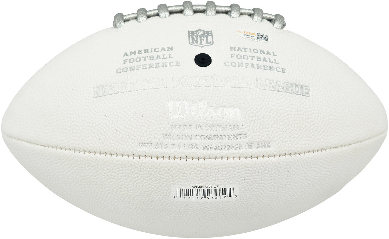 Jalen Carter Autographed Philadelphia Eagles NFL Team Series Football JSA Witness Stock #266081