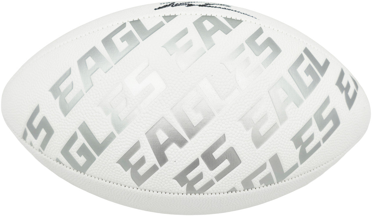 Jalen Carter Autographed Philadelphia Eagles NFL Team Series Football JSA Witness Stock #266081