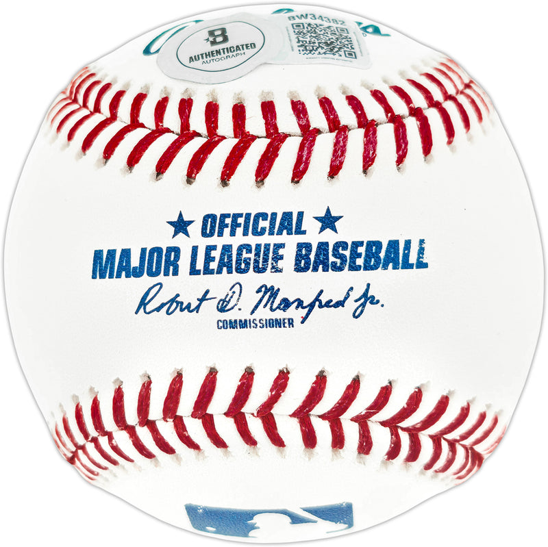 Frank Thomas Autographed Official MLB Baseball Chicago White Sox Beckett BAS QR Stock #266301