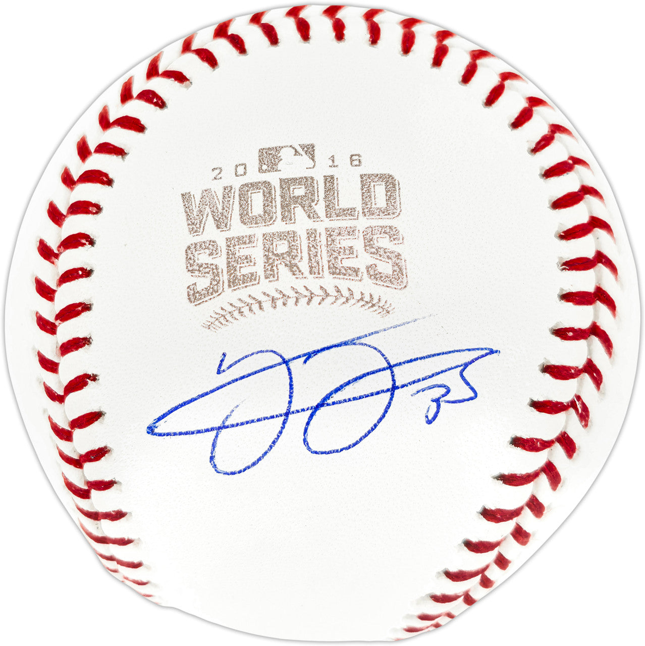 Frank Thomas Autographed Official 2016 World Series Logo Baseball Chicago White Sox Beckett BAS QR Stock #266302