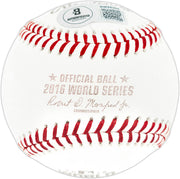 Frank Thomas Autographed Official 2016 World Series Logo Baseball Chicago White Sox Beckett BAS QR Stock #266302