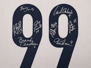 Team USA 1999 Women's World Cup Champions Autographed White Jersey With 8 Signatures Including Hamm & Chastain Beckett BAS Witness Stock #266279