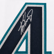Seattle Mariners Ken Griffey Jr. Autographed White Nike Jersey Size XL Beckett BAS Witness Stock #266284