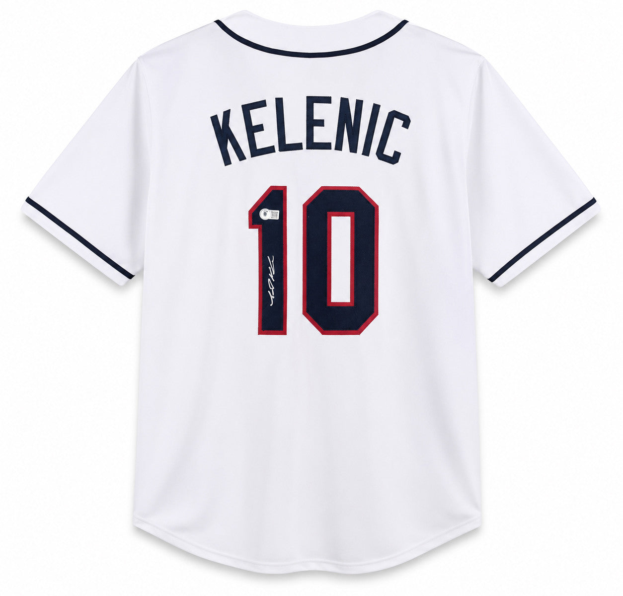 Team USA Jarred Kelenic Autographed White Jersey Beckett BAS Witness Stock #266277