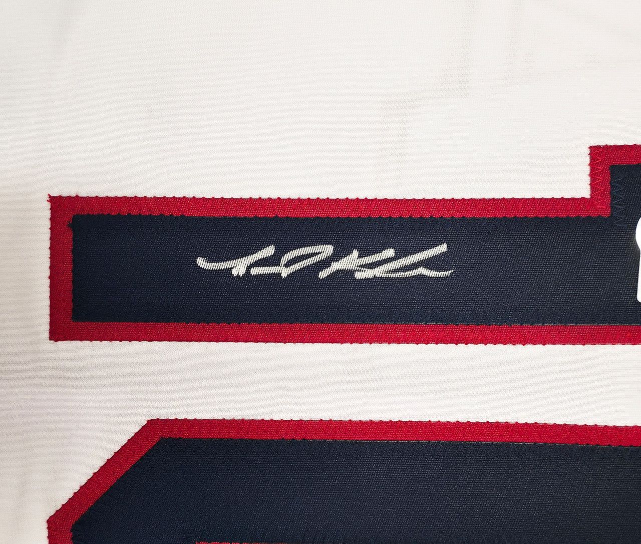 Team USA Jarred Kelenic Autographed White Jersey Beckett BAS Witness Stock #266277