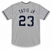 San Diego Padres Fernando Tatis Jr. Autographed Grey Jersey JSA Stock #267069
