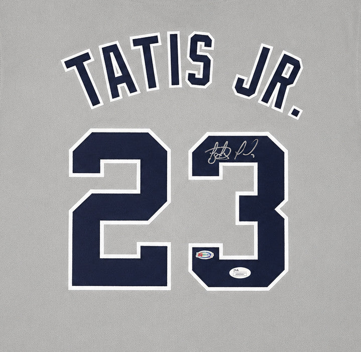 San Diego Padres Fernando Tatis Jr. Autographed Grey Jersey JSA Stock #267069
