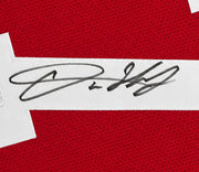 Ohio State Buckeyes Dwayne Haskins Autographed Red Jersey JSA Stock #267073