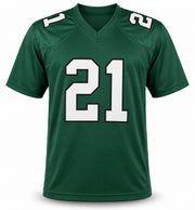 Philadelphia Eagles Eric Allen Autographed Green Jersey Beckett BAS Witness Stock #267064