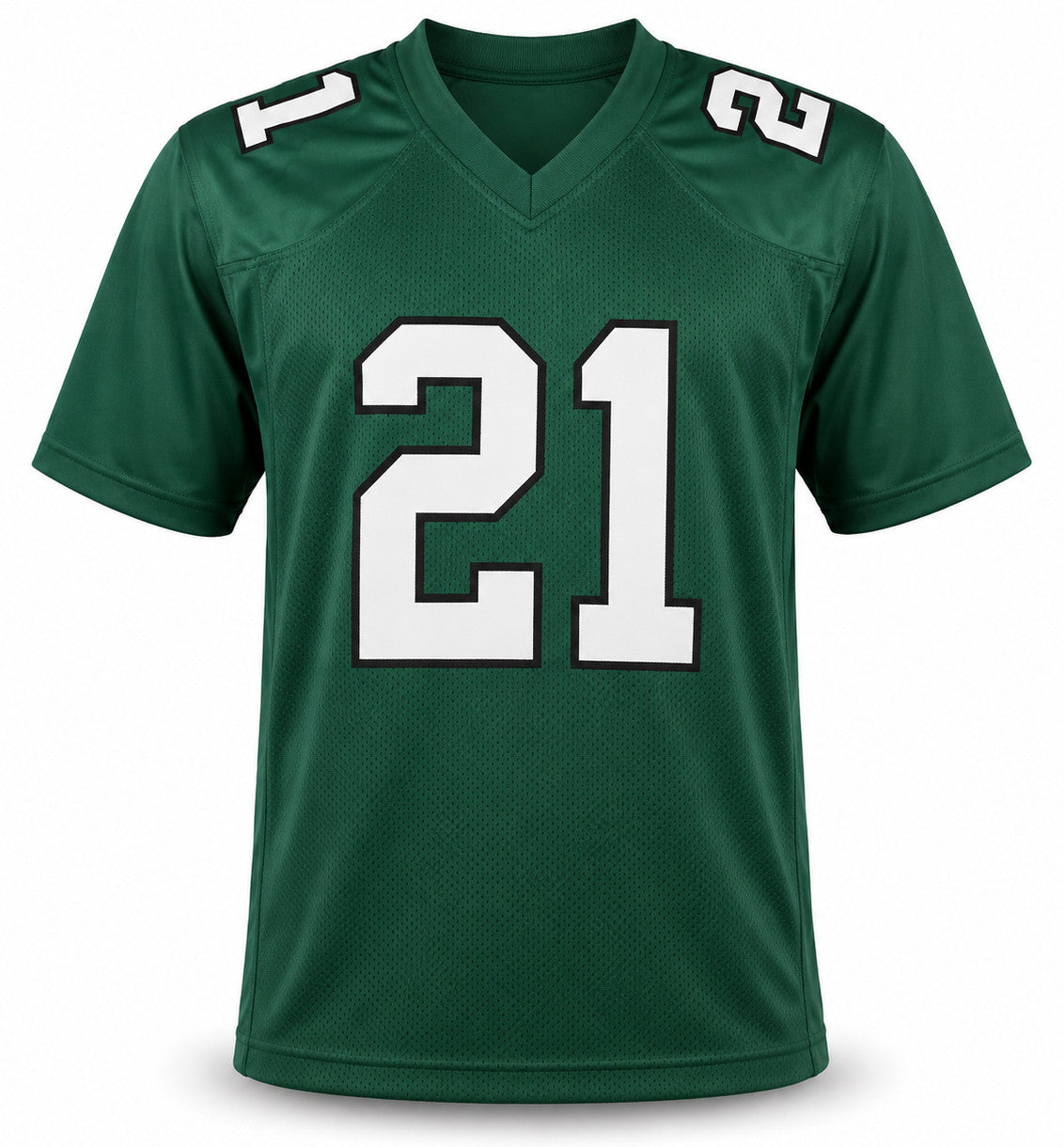 Philadelphia Eagles Eric Allen Autographed Green Jersey Beckett BAS Witness Stock #267064