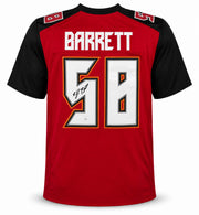 Tampa Bay Buccaneers Shaq Barrett Autographed Red Jersey JSA Stock #267063
