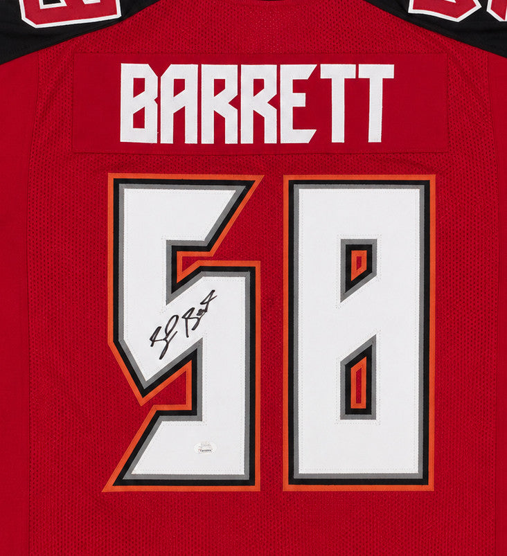 Tampa Bay Buccaneers Shaq Barrett Autographed Red Jersey JSA Stock #267063