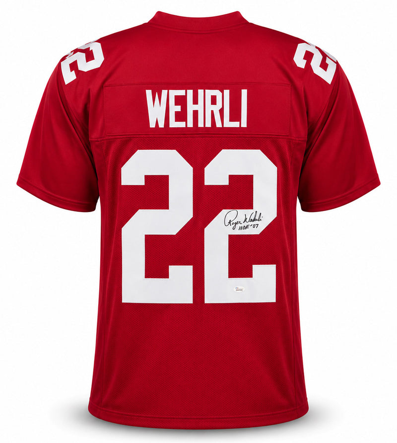 St. Louis Cardinals Roger Wehrli Autographed Red Jersey "HOF 07" JSA Stock #267065