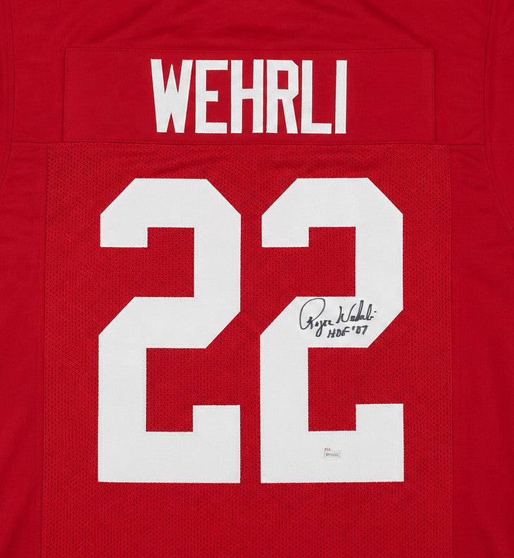 St. Louis Cardinals Roger Wehrli Autographed Red Jersey "HOF 07" JSA Stock #267065