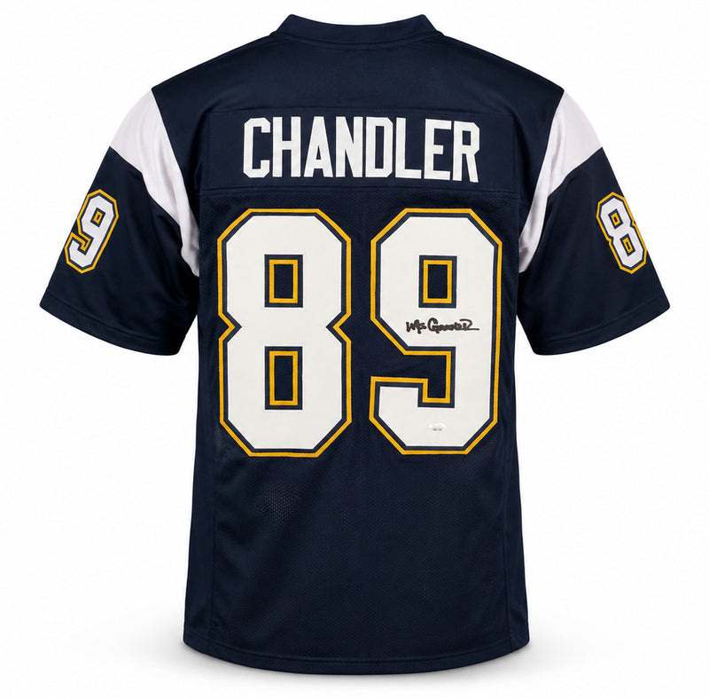 San Diego Chargers Wes Chandler Autographed Blue Jersey JSA Stock #267053