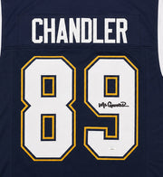 San Diego Chargers Wes Chandler Autographed Blue Jersey JSA Stock #267053