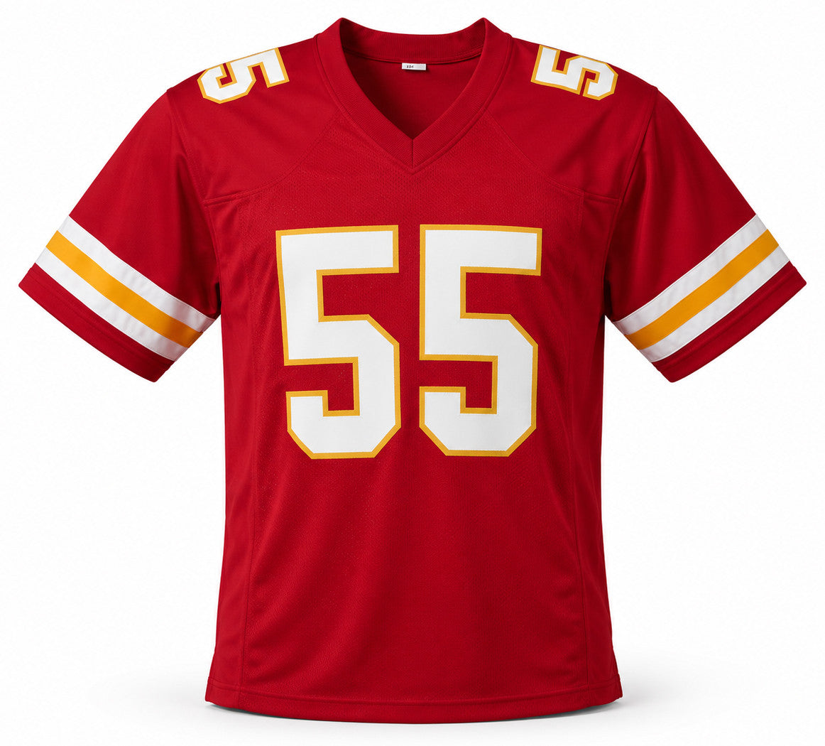Kansas City Chiefs Frank Clark Autographed Red Jersey PSA/DNA Stock #267045