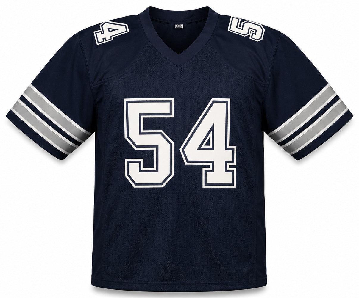 Dallas Cowboys Randy White Autographed Blue Jersey Beckett BAS Witness Stock #267047