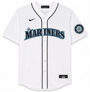 Seattle Mariners Felix Hernandez Autographed White Nike Jersey Size XL Beckett BAS Witness Stock #266584