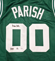 Boston Celtics Robert Parish Autographed Green Jersey "HOF 03" JSA Stock #267058