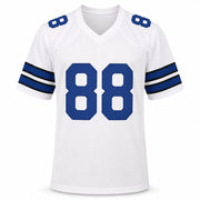Dallas Cowboys Drew Pearson Autographed White Jersey Beckett BAS Witness Stock #267049