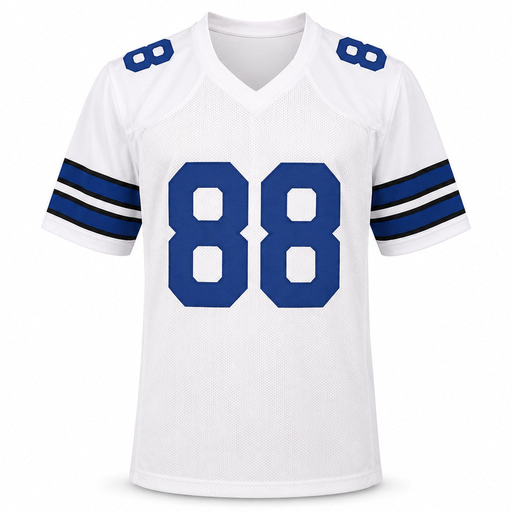 Dallas Cowboys Drew Pearson Autographed White Jersey Beckett BAS Witness Stock #267049
