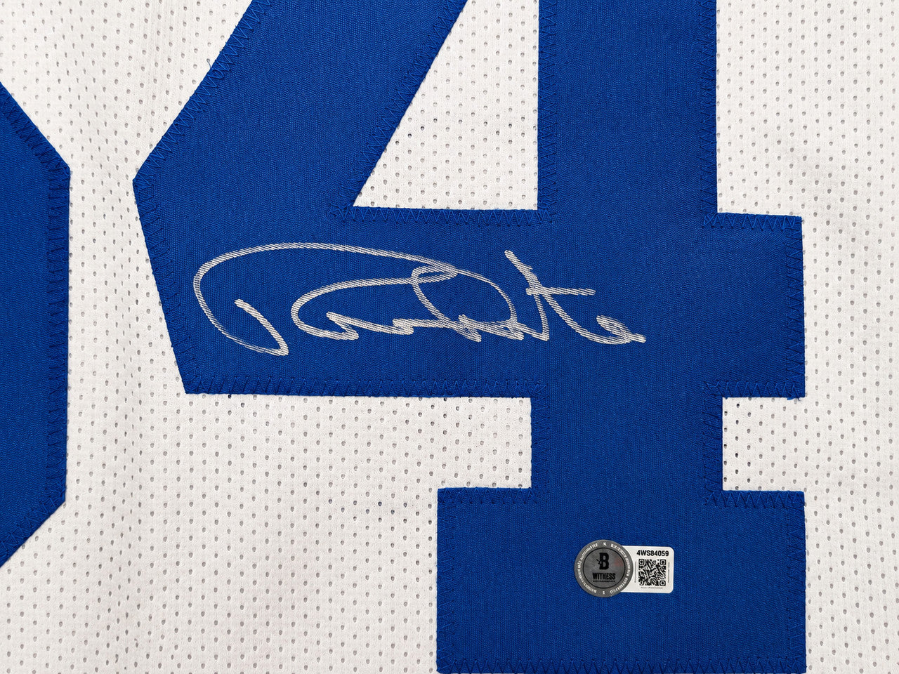 Dallas Cowboys Randy White Autographed White Jersey Beckett BAS Witness Stock #267054