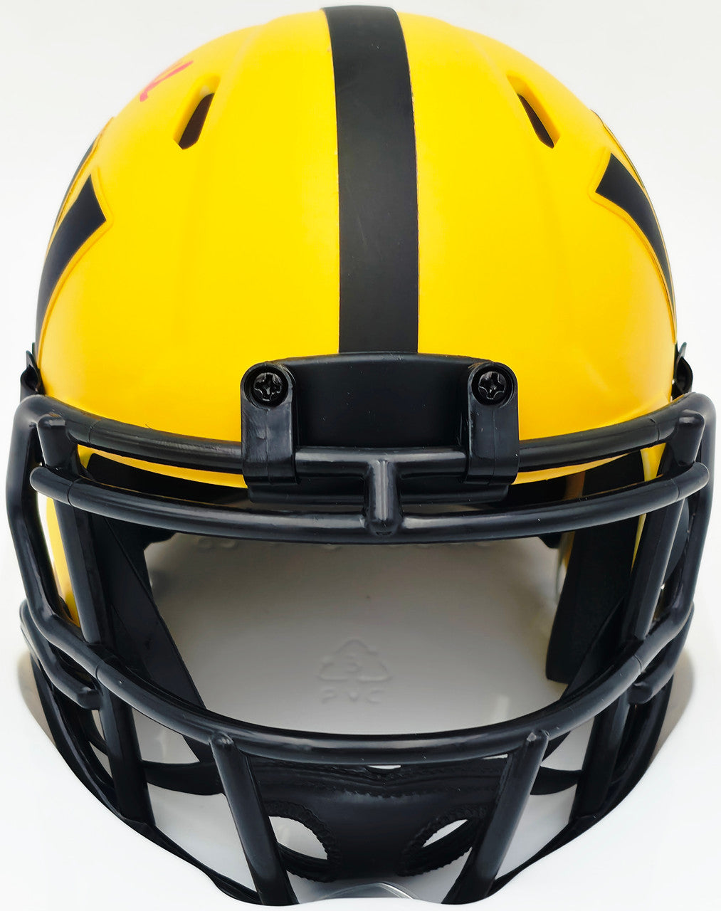 Mike Sainristil Autographed Washington Commanders Rave Yellow Speed Mini Helmet Beckett BAS QR Stock #267260