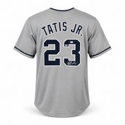 San Diego Padres Fernando Tatis Jr. Autographed Grey Jersey JSA Stock #267280