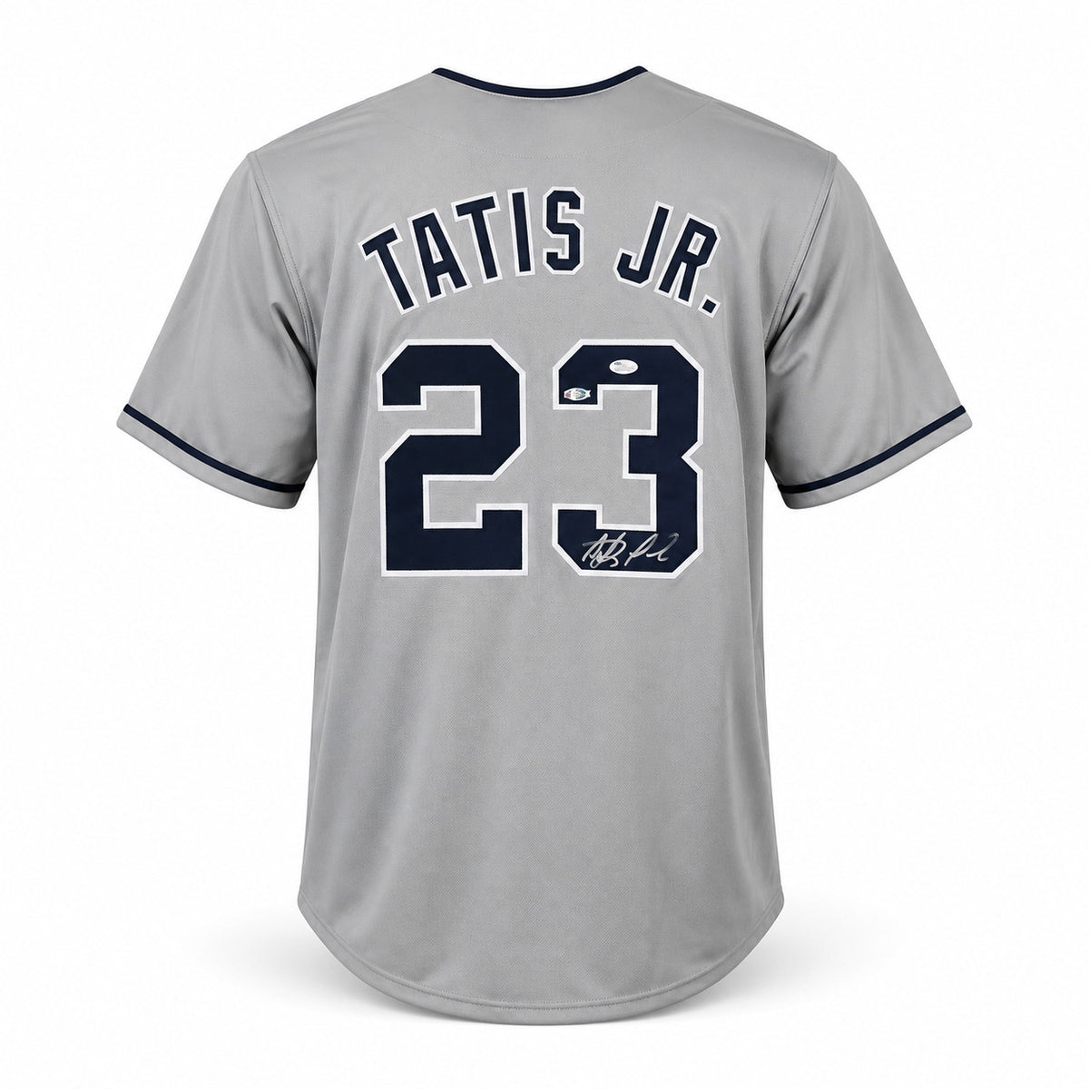 San Diego Padres Fernando Tatis Jr. Autographed Grey Jersey JSA Stock #267280