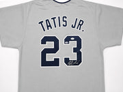 San Diego Padres Fernando Tatis Jr. Autographed Grey Jersey JSA Stock #267280