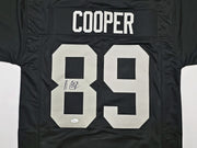 Las Vegas Raiders Amari Cooper Autographed Black Jersey JSA Stock #267046