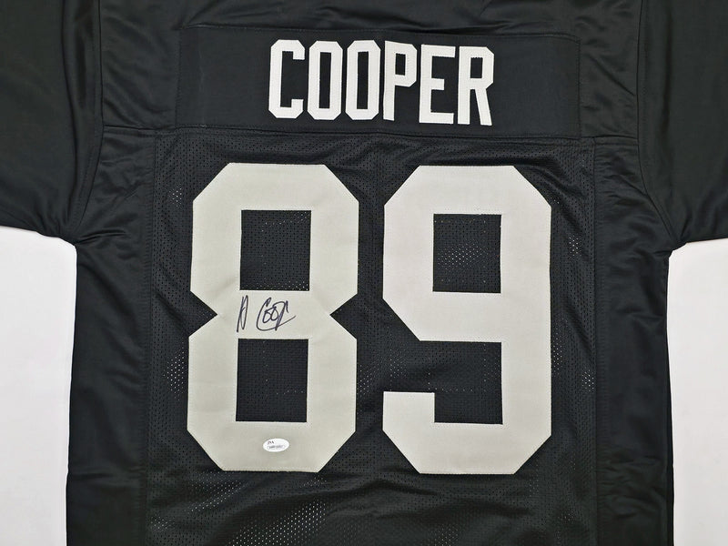 Las Vegas Raiders Amari Cooper Autographed Black Jersey JSA Stock #267046