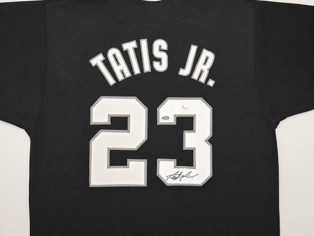 San Diego Padres Fernando Tatis Jr. Autographed Black Jersey JSA Stock #267068
