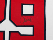Atlanta Braves John Smoltz Autographed White Nike Jersey Size XL Beckett BAS QR Stock #266281