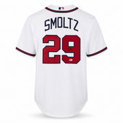 Atlanta Braves John Smoltz Autographed White Nike Jersey Size XL PSA/DNA Stock #266282